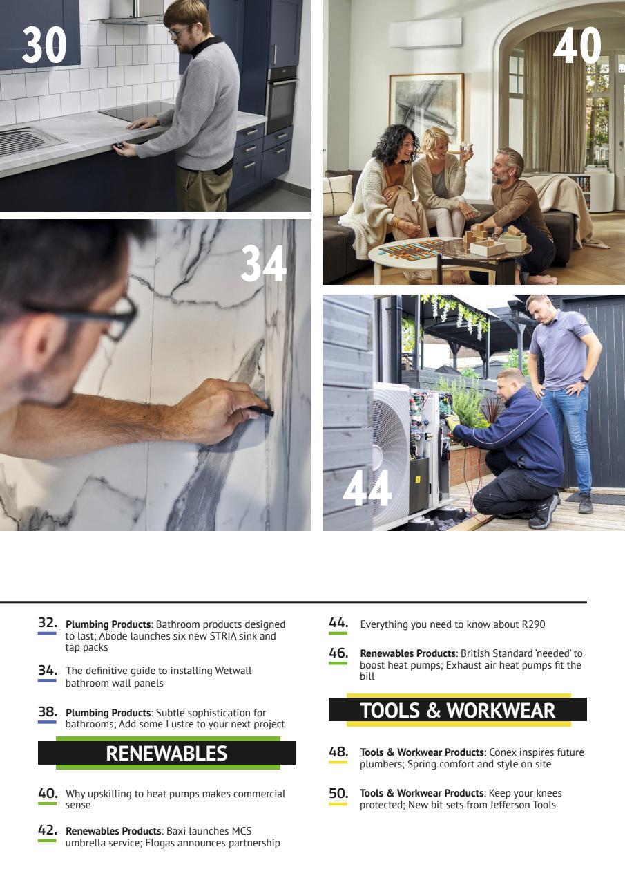 Heating, Plumbing & Renewables Preview Pages