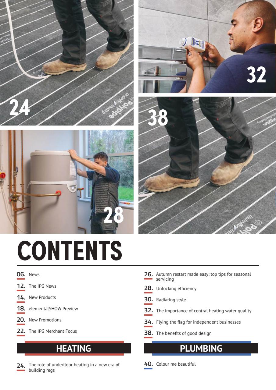 Heating, Plumbing & Renewables Preview Pages