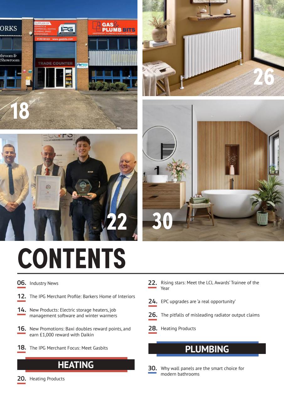 Heating, Plumbing & Renewables Preview Pages