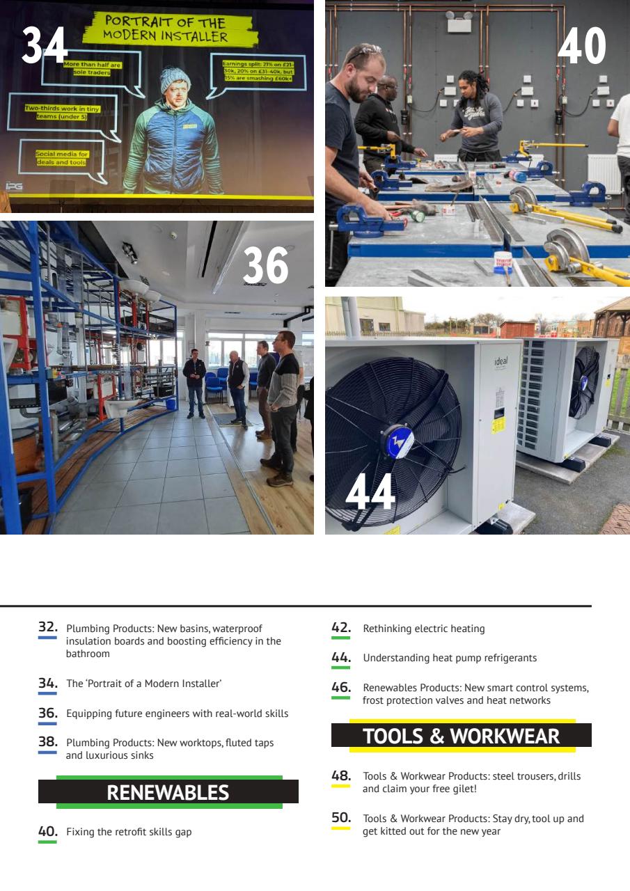 Heating, Plumbing & Renewables Preview Pages