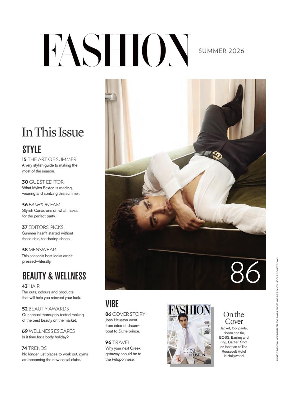 Fashion Magazine Preview Pages