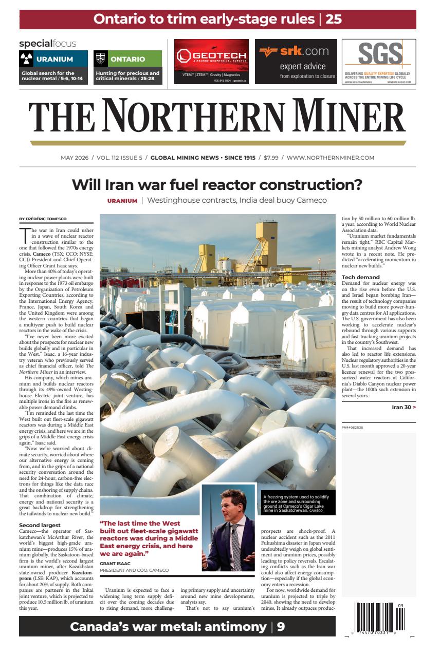 The Northern Miner Preview Pages