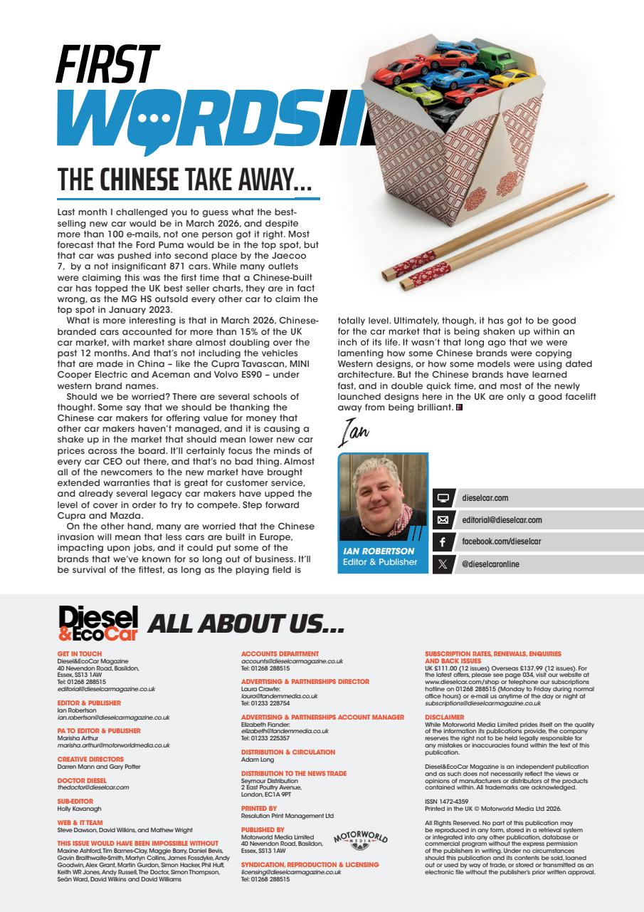 Diesel&EcoCar Magazine Preview Pages