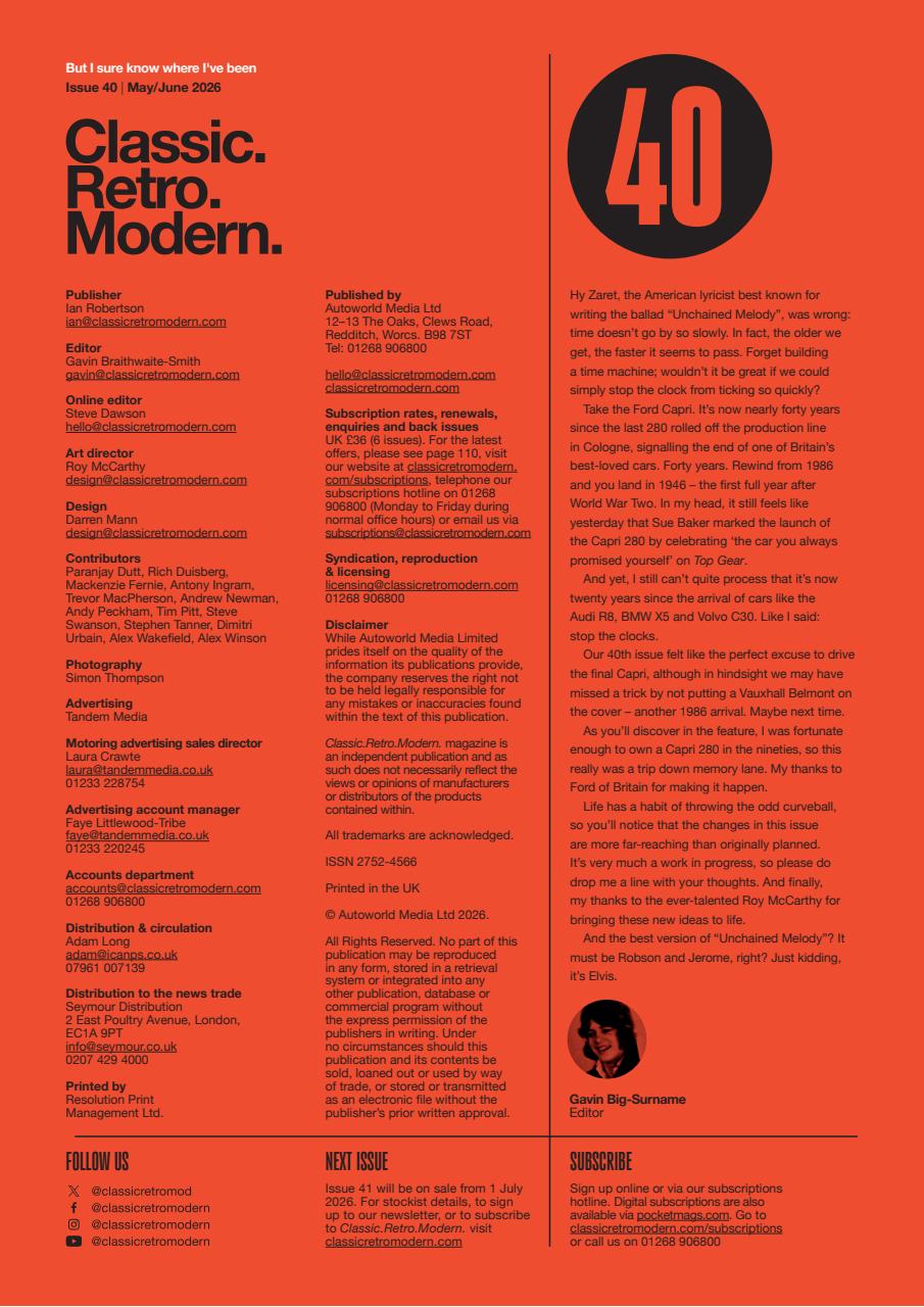Classic Retro Modern Magazine Preview Pages