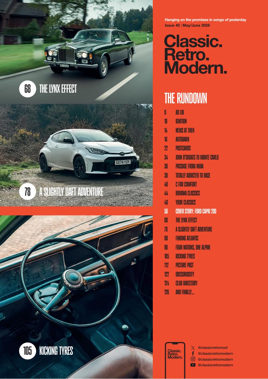 Classic Retro Modern Magazine Preview Pages