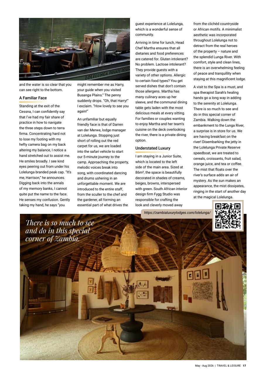 Travel & Leisure Zambia & Zimbabwe Preview Pages