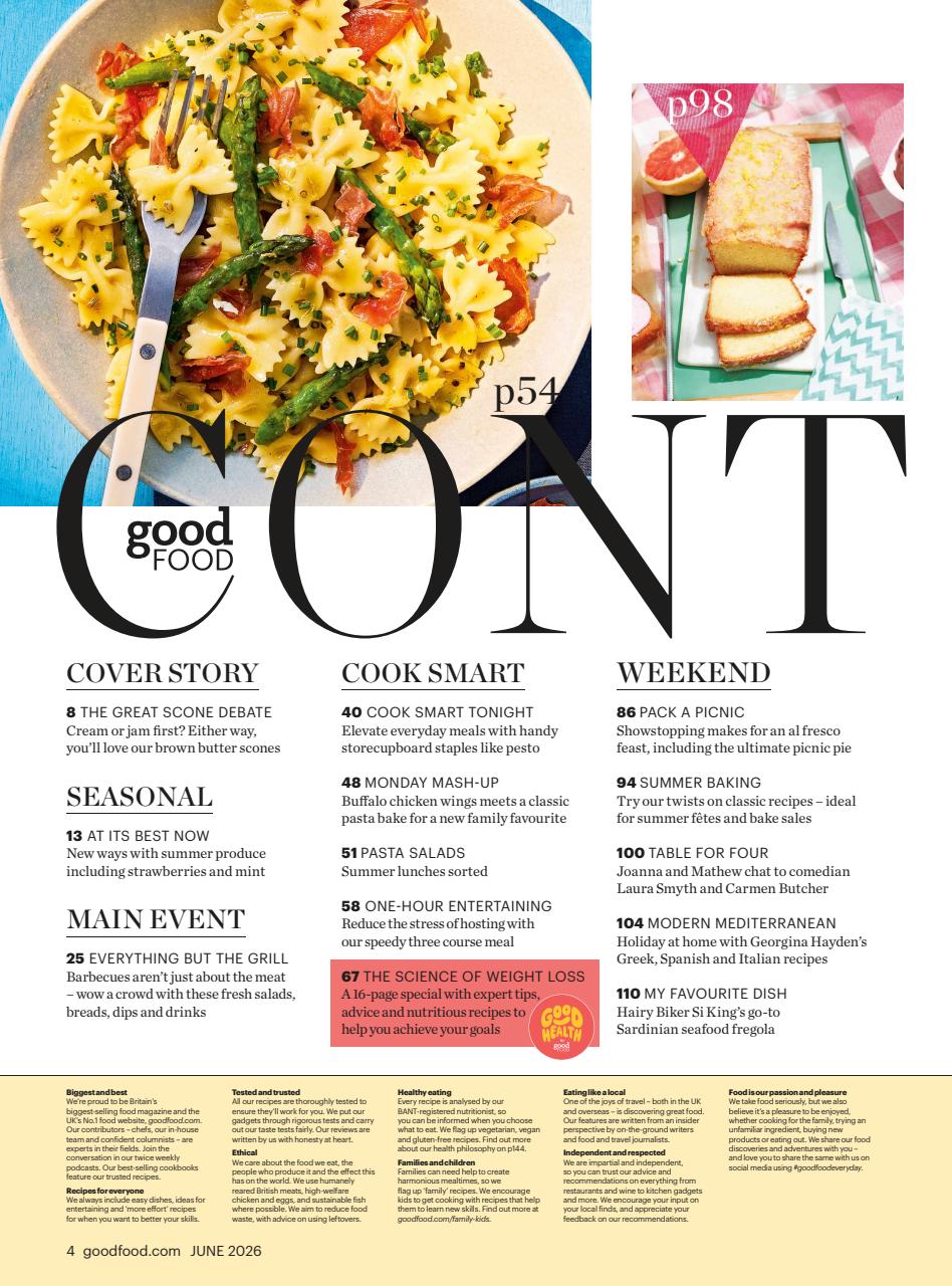 Good Food Magazine Preview Pages