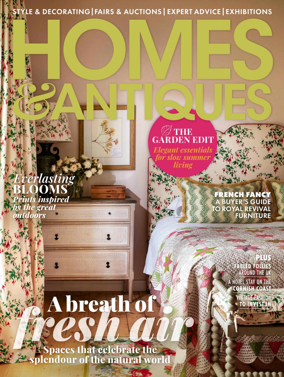 Homes & Antiques Magazine Preview Pages