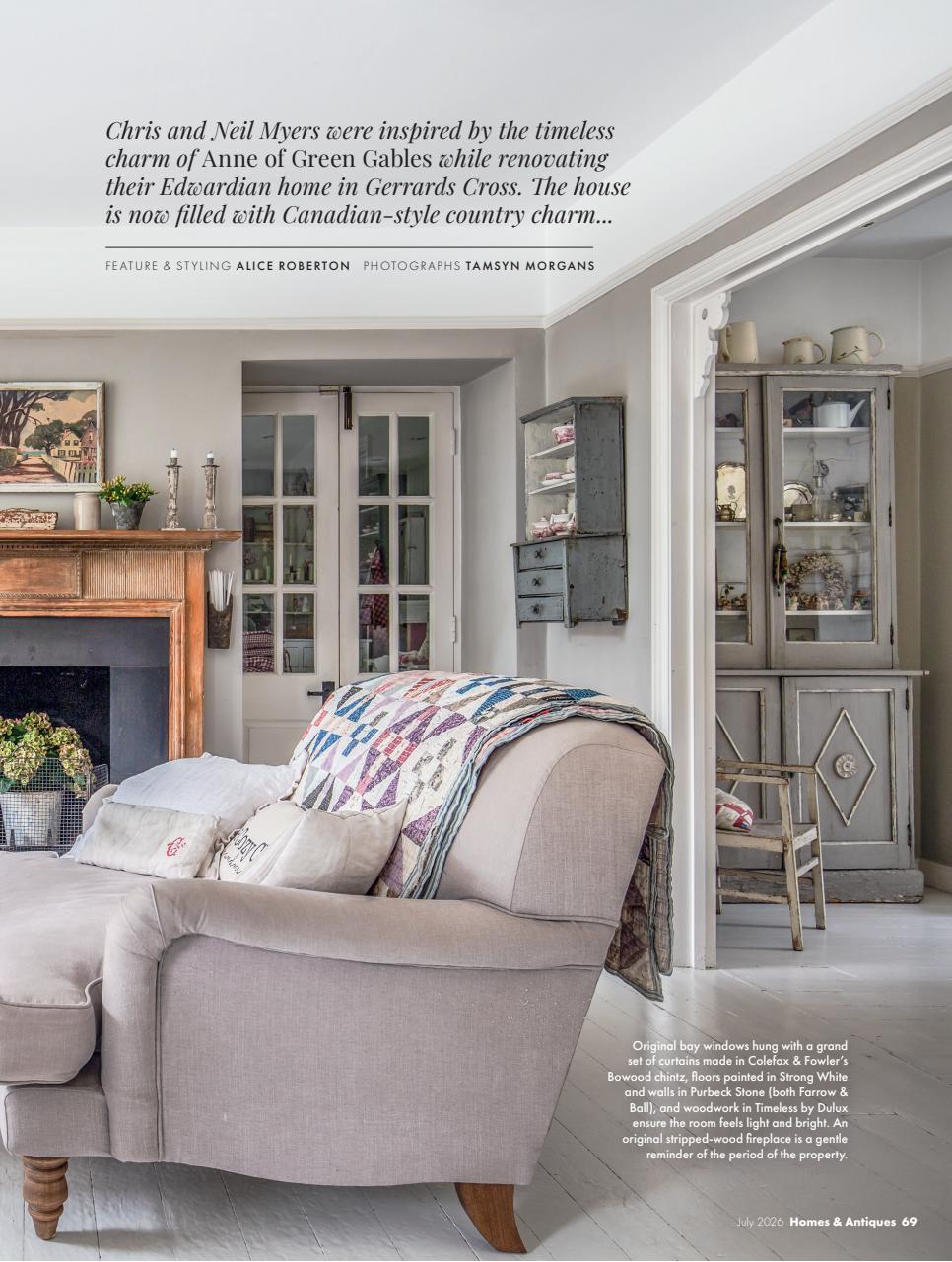 Homes & Antiques Magazine Preview Pages