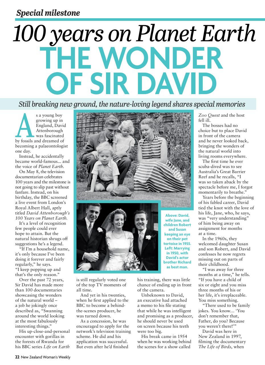 NZ Woman's Weekly Preview Pages