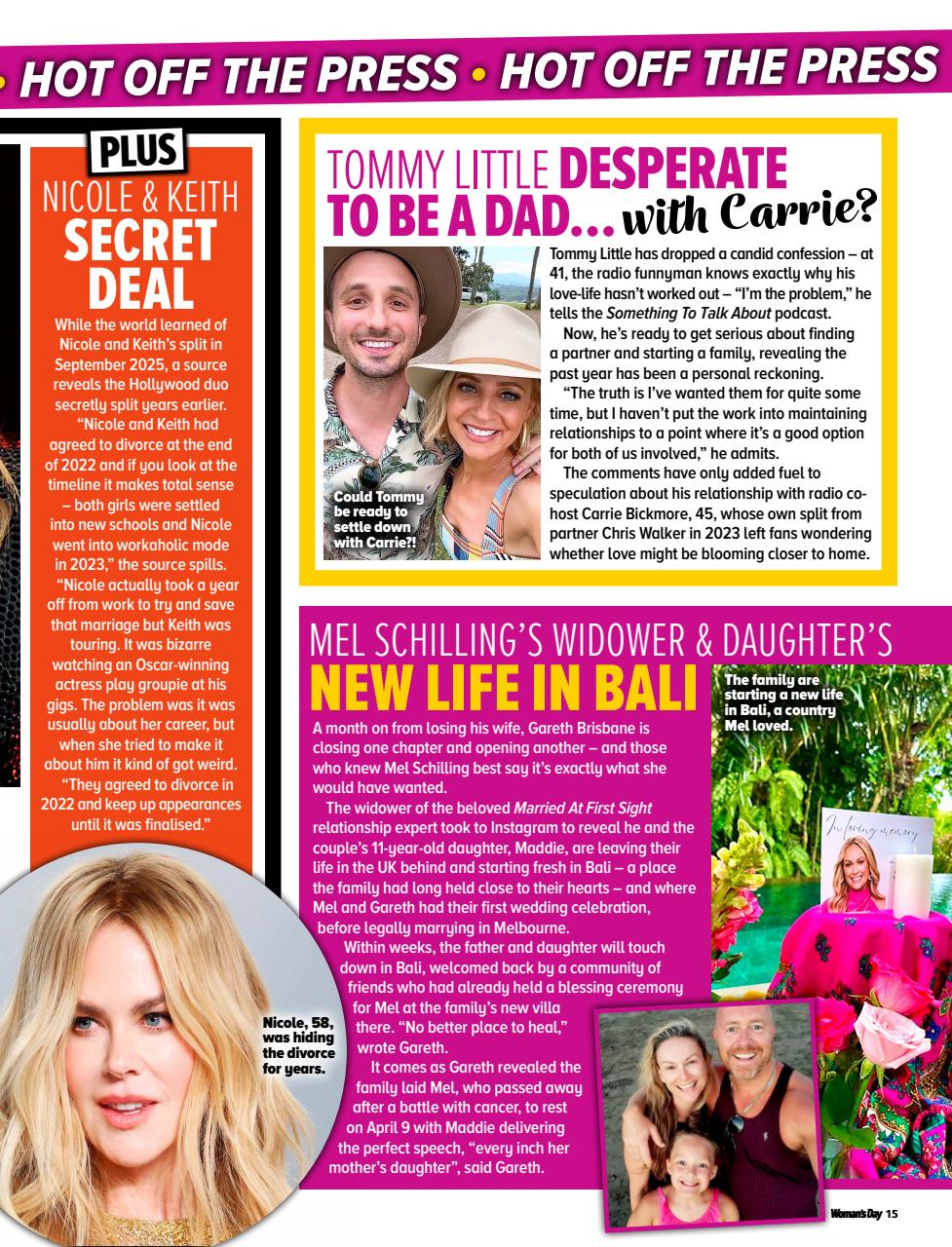 Woman's Day Australia Preview Pages