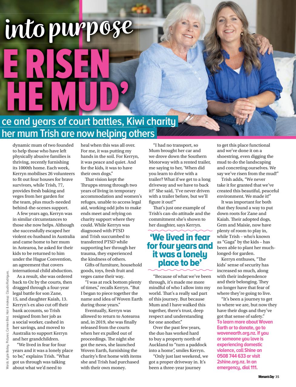 Woman's Day NZ Preview Pages