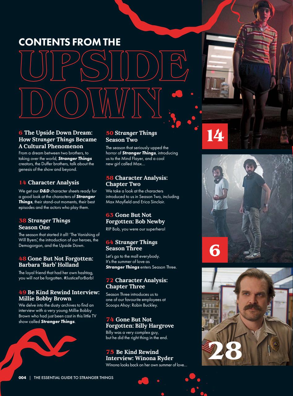 Stranger Things Preview Pages