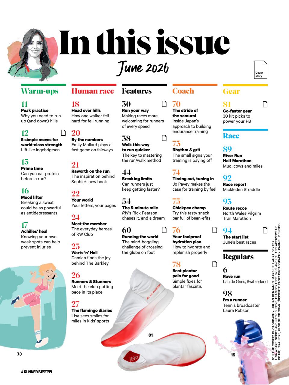 Runner's World Preview Pages