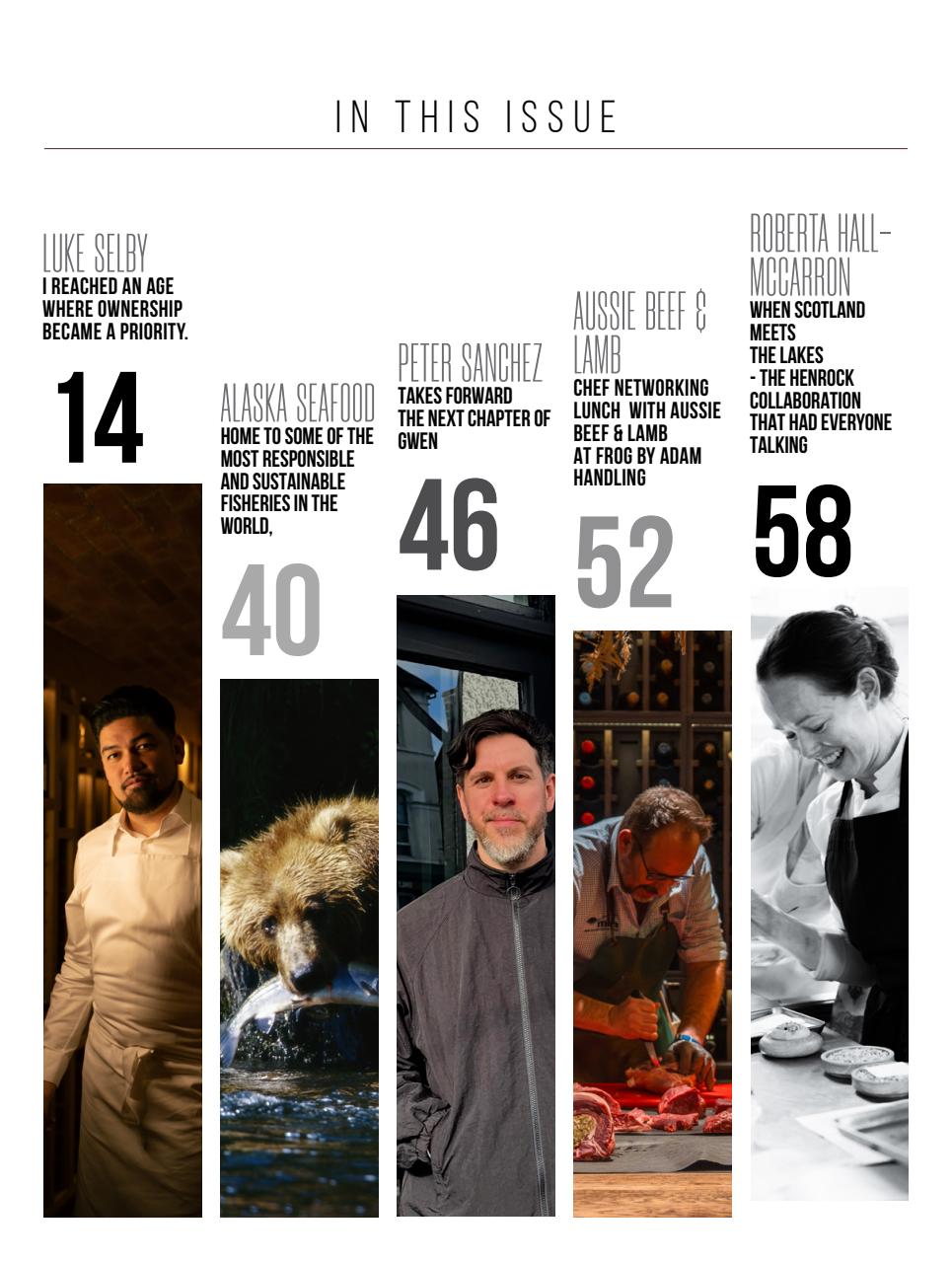 Chef & Restaurant Magazine Preview Pages