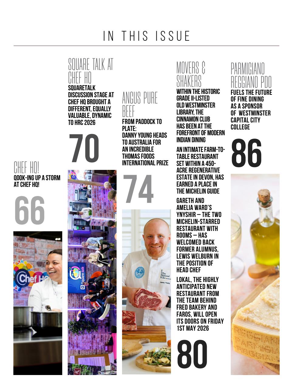 Chef & Restaurant Magazine Preview Pages