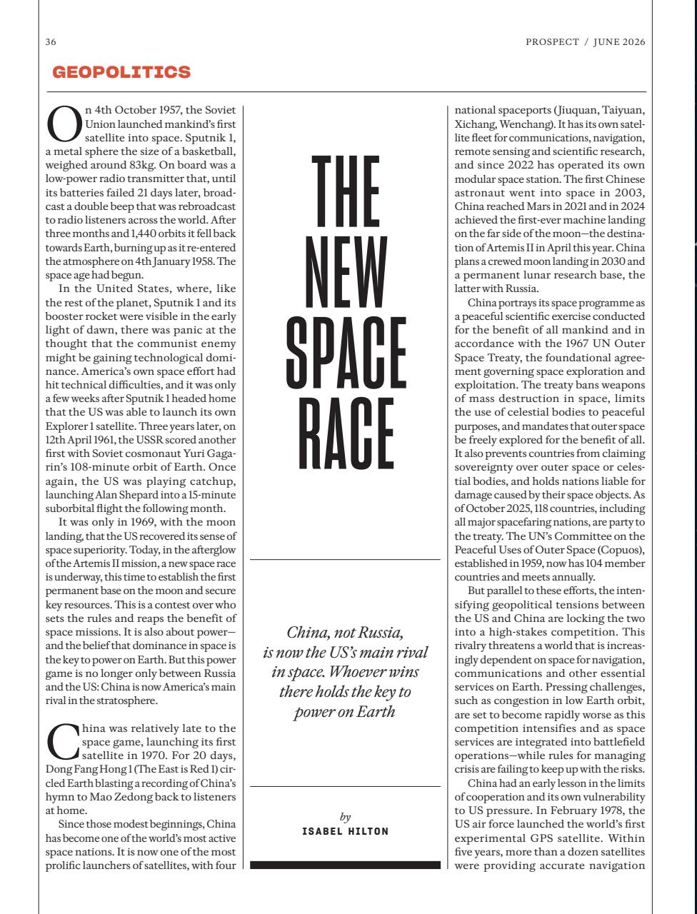 Prospect Magazine Preview Pages