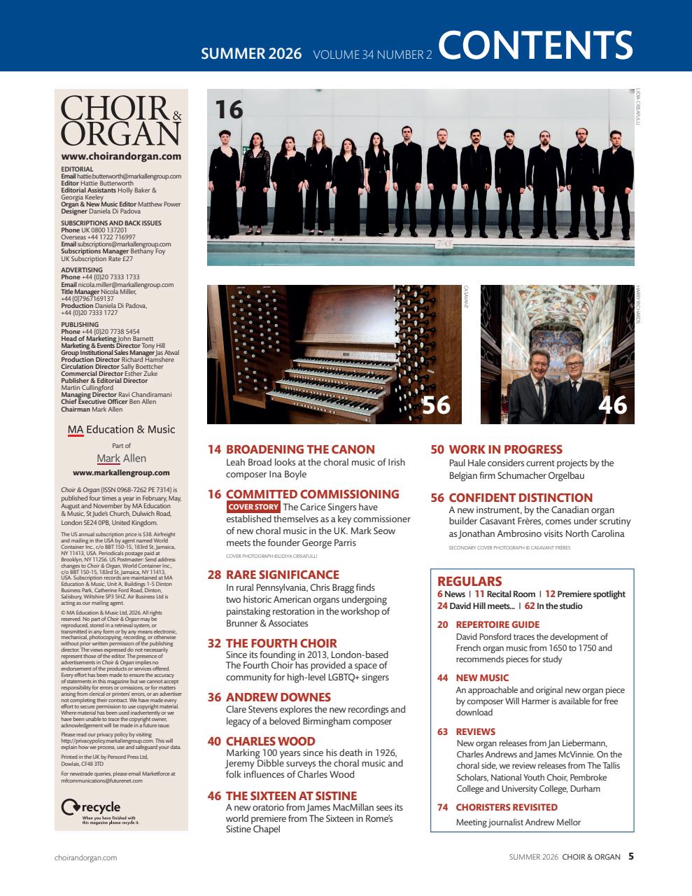 Choir & Organ Preview Pages