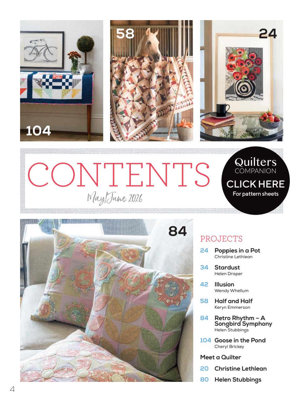 Quilters Companion Preview Pages