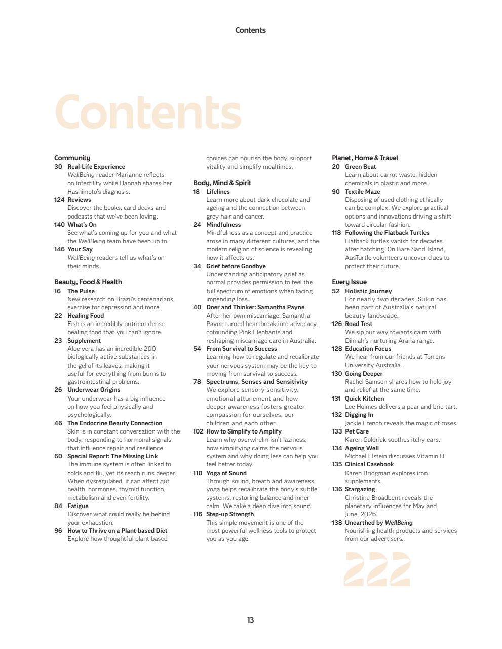 WellBeing Preview Pages