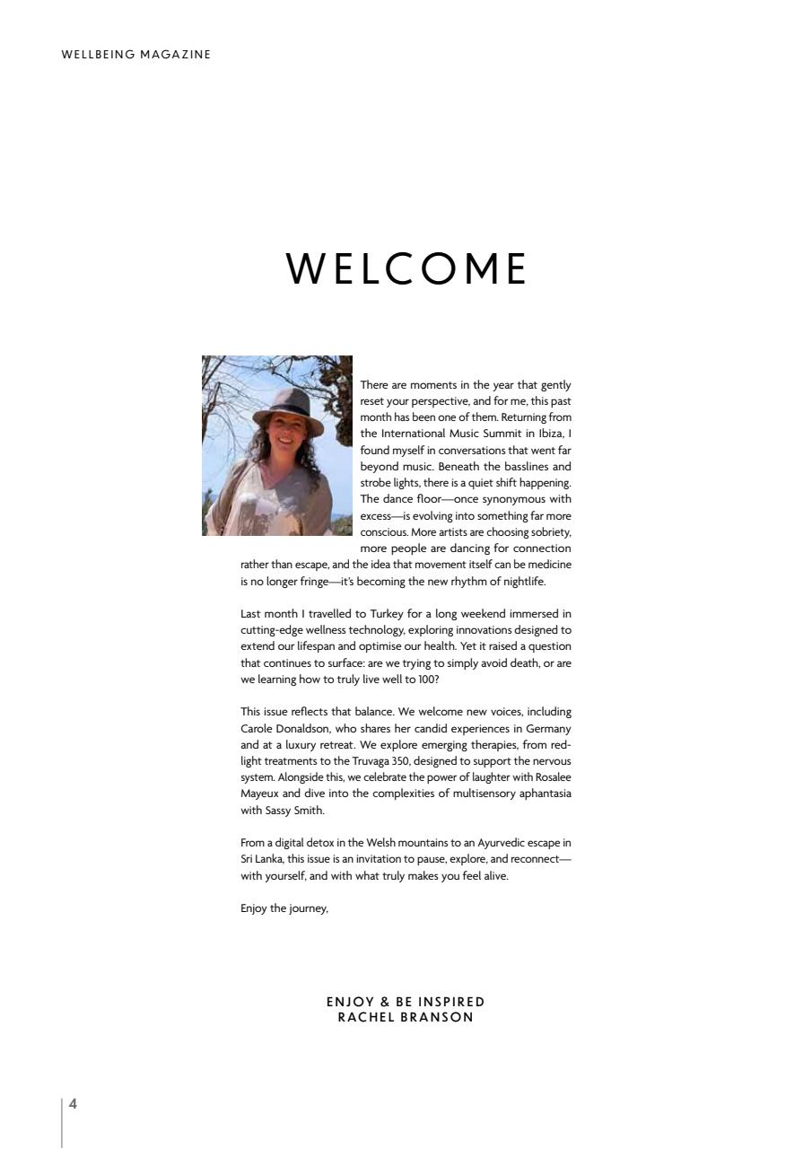 Wellbeing Magazine Preview Pages