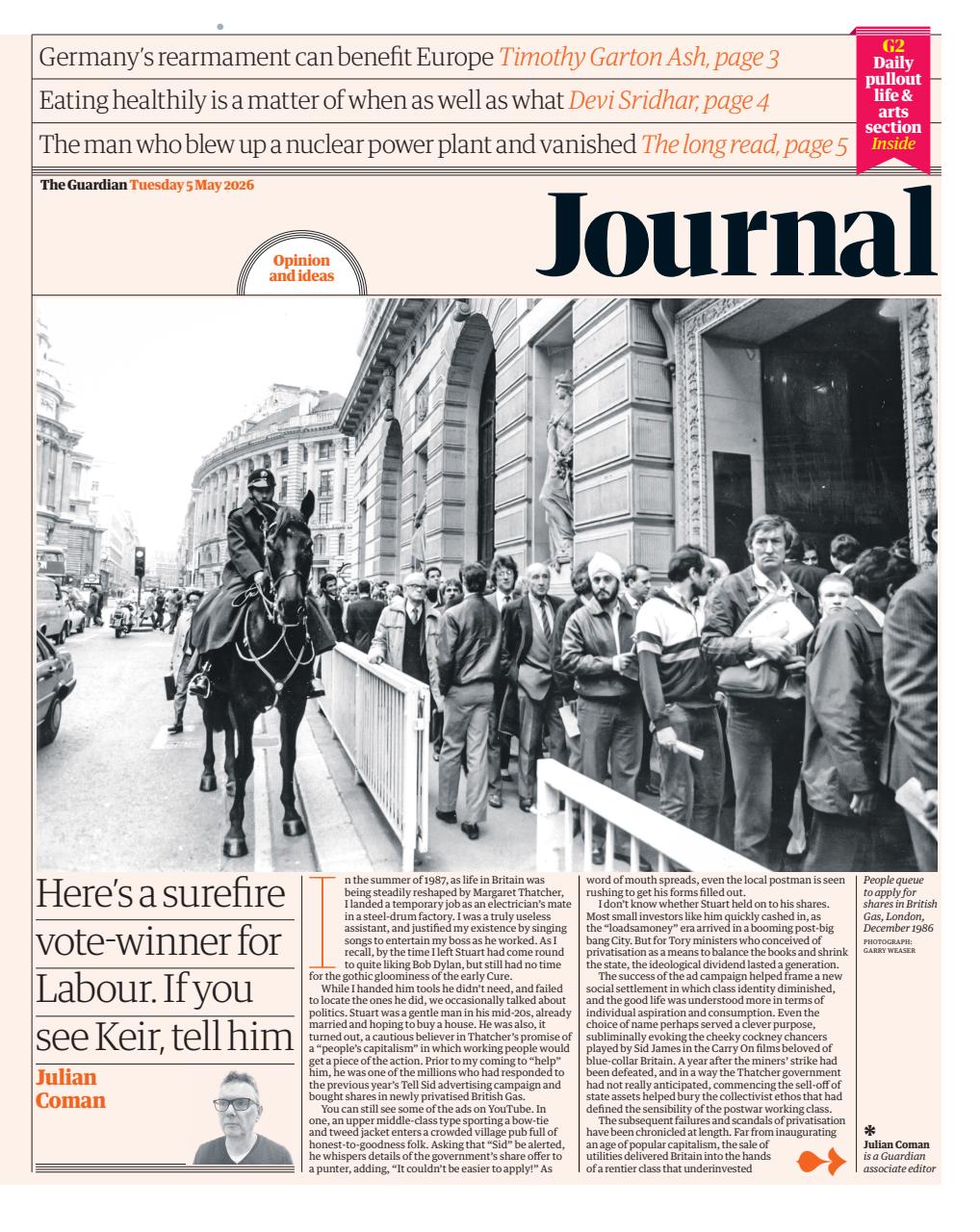 The Guardian Newspaper Preview Pages