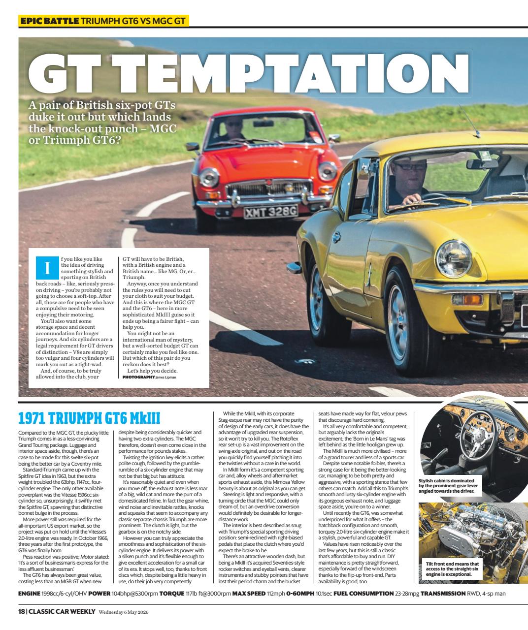 Classic Car Weekly Preview Pages