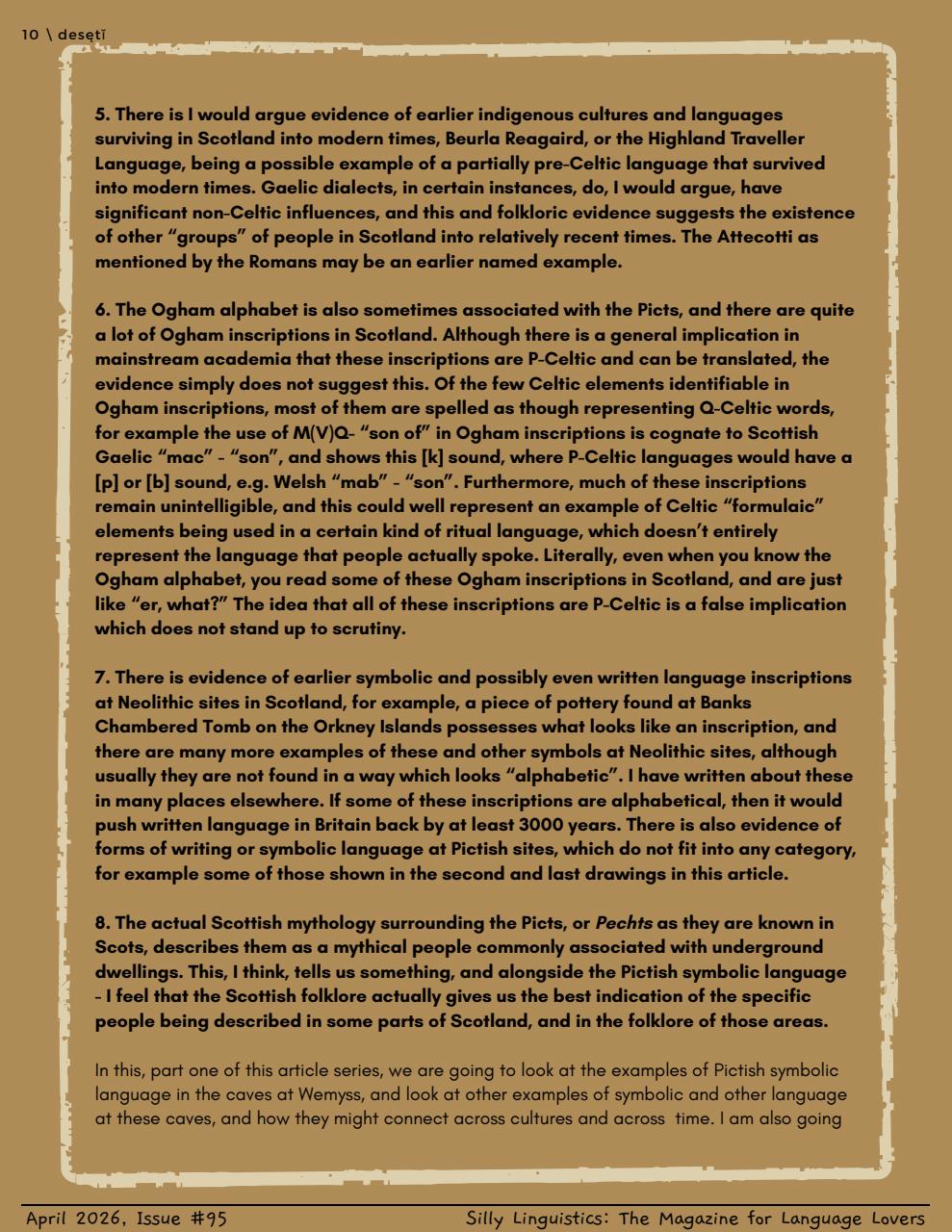Silly Linguistics Preview Pages
