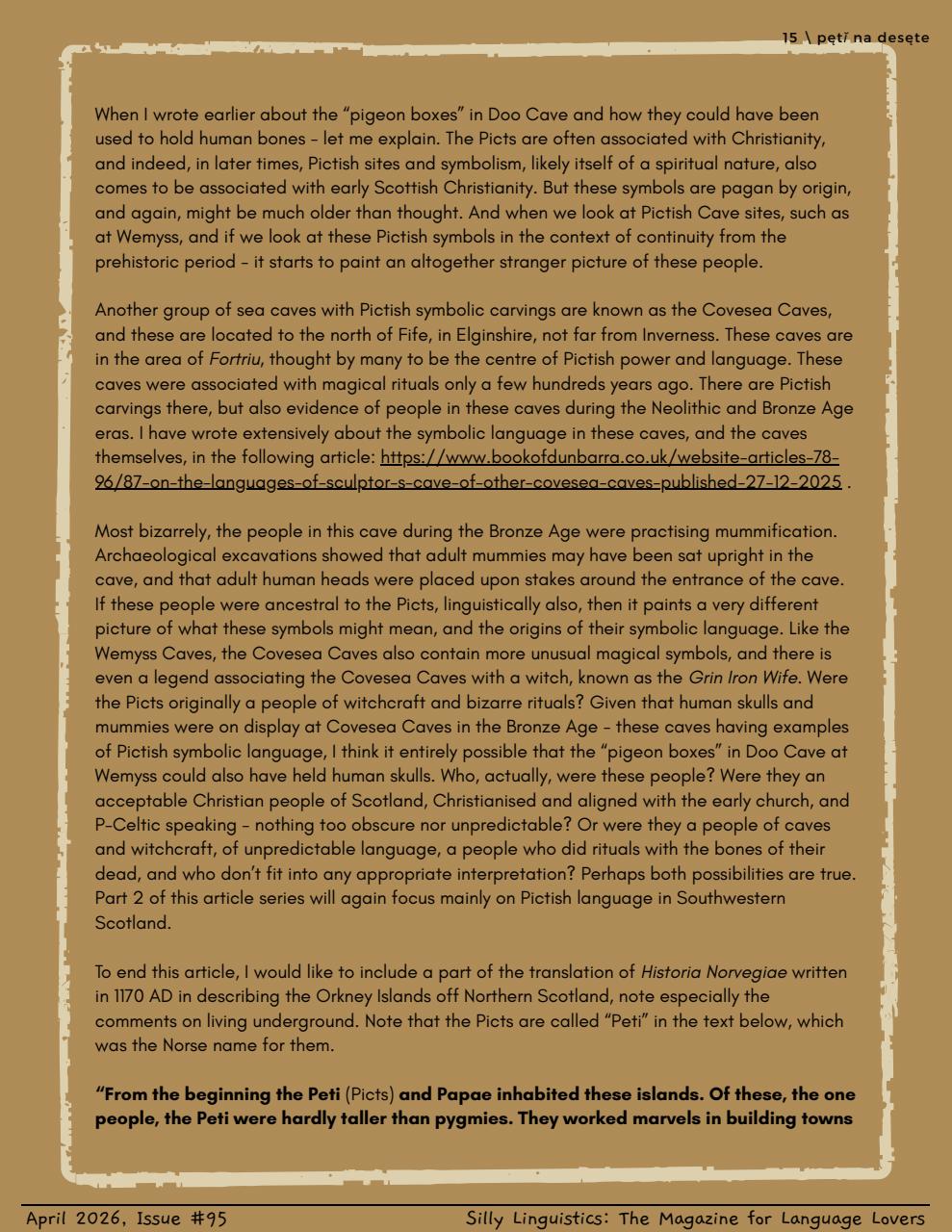 Silly Linguistics Preview Pages