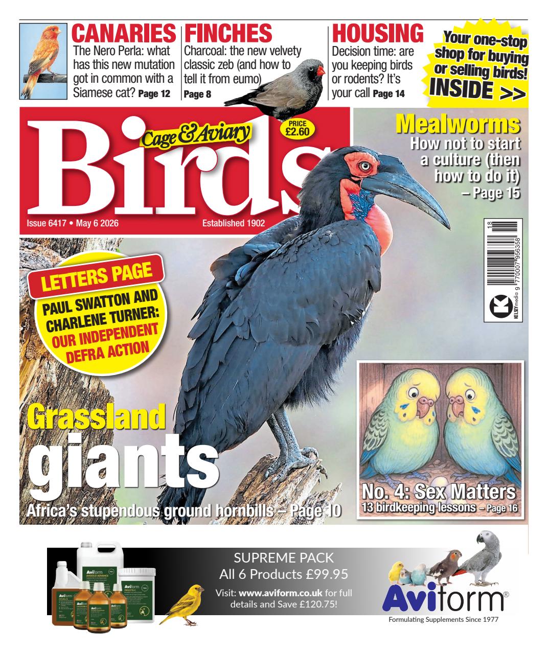 Cage & Aviary Birds Preview Pages