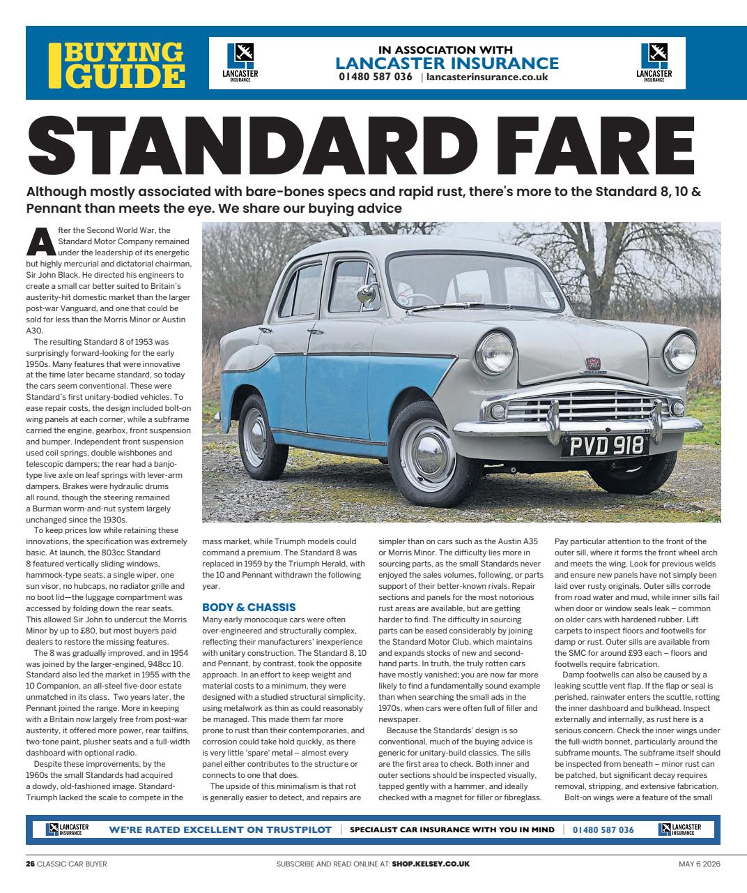 Classic Car Buyer Preview Pages