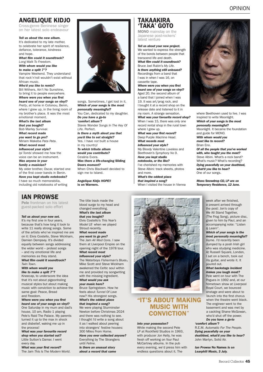 Record Collector Preview Pages