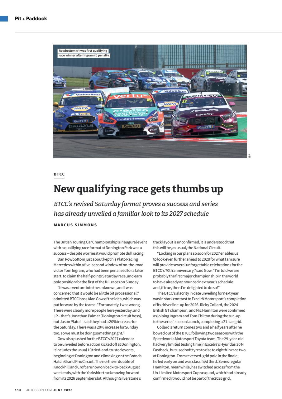 Autosport Preview Pages