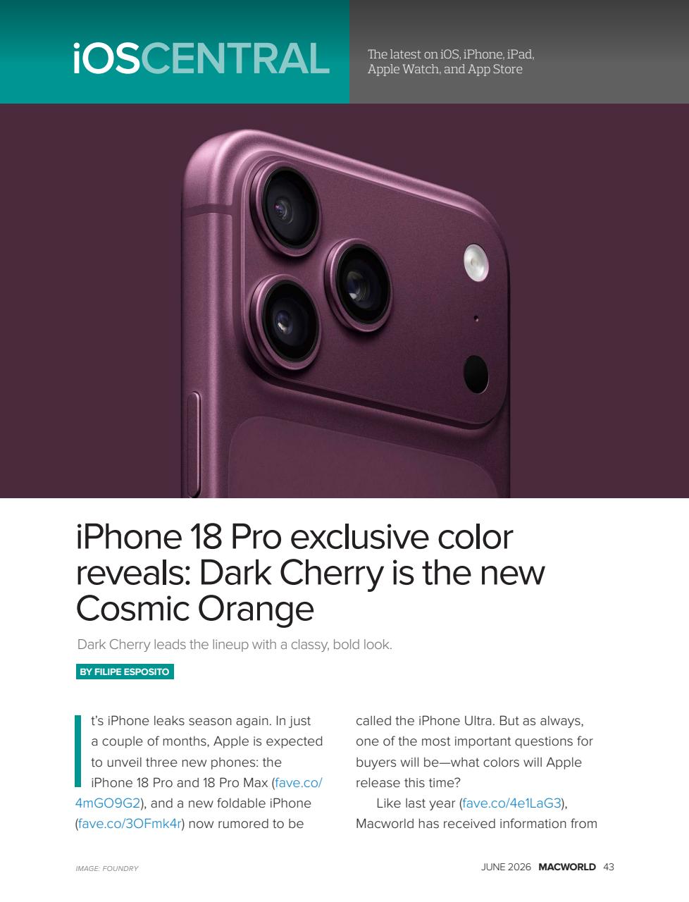 Macworld Preview Pages