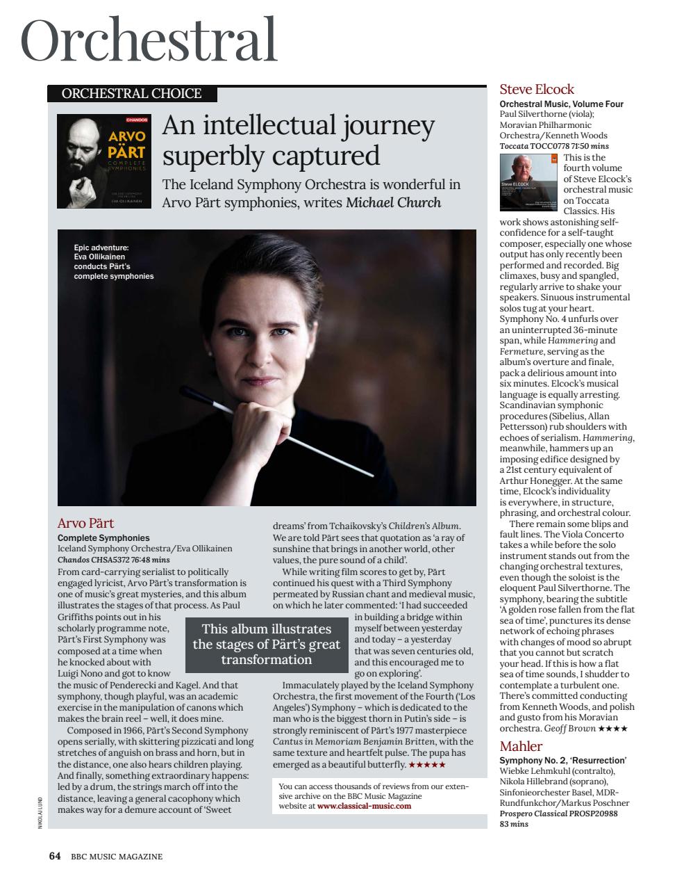 BBC Music Magazine Preview Pages