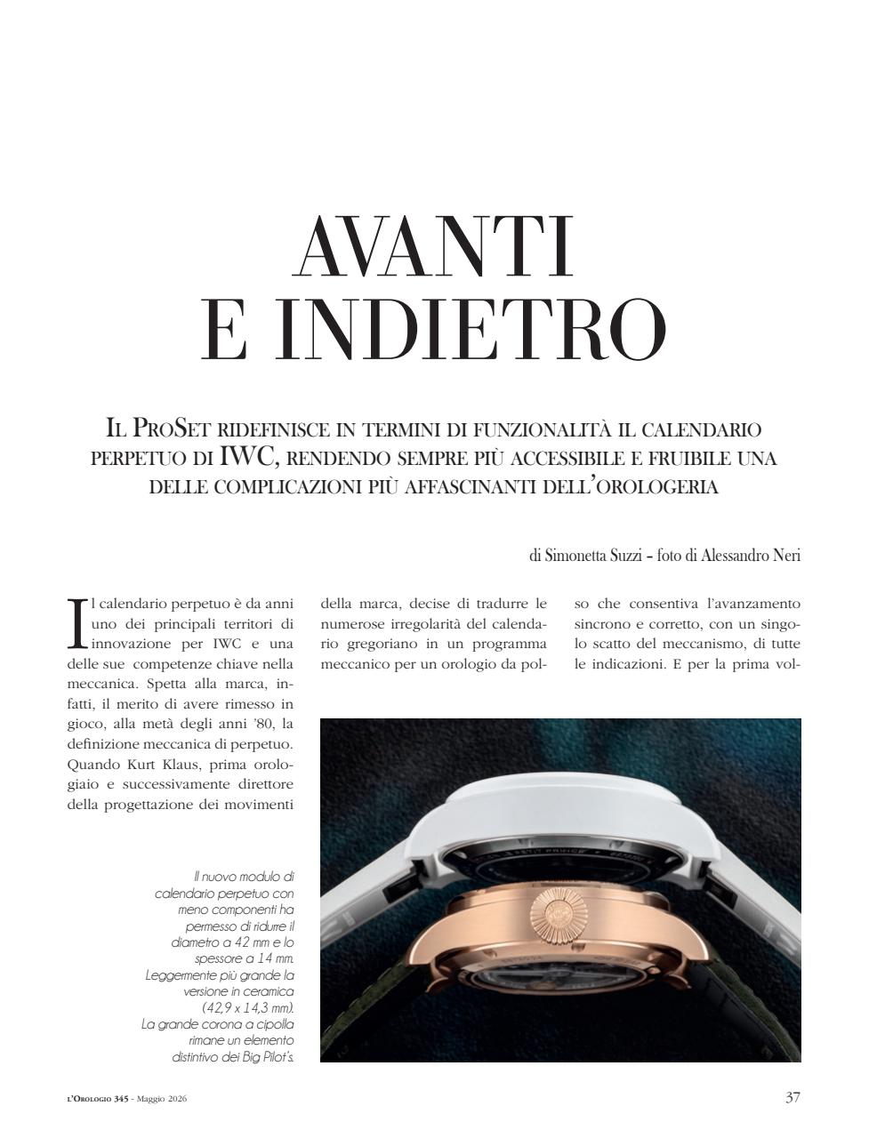 L'Orologio Preview Pages