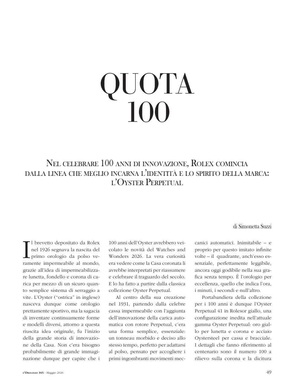 L'Orologio Preview Pages