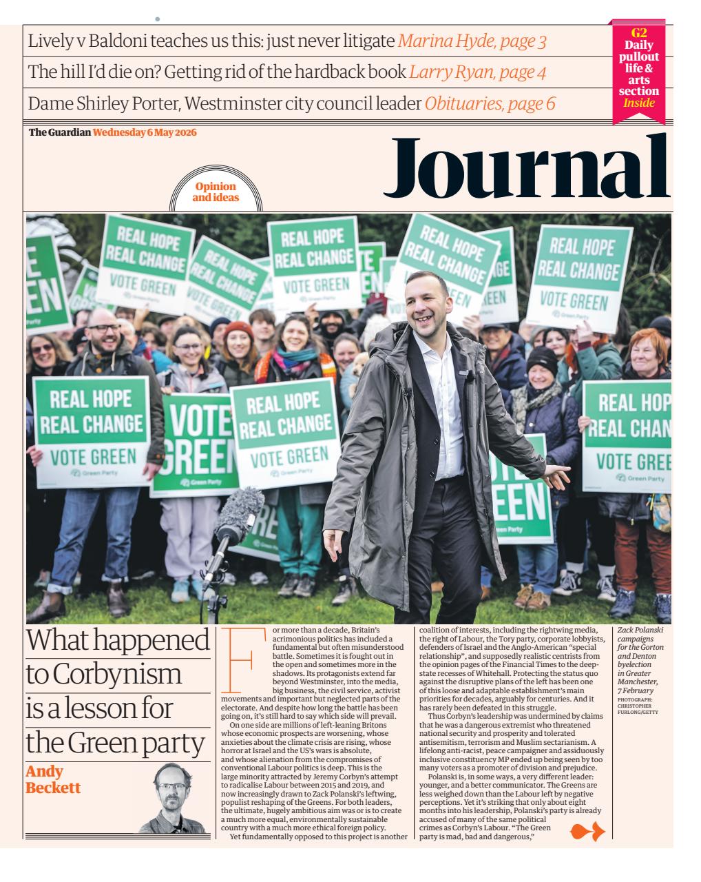 The Guardian Newspaper Preview Pages