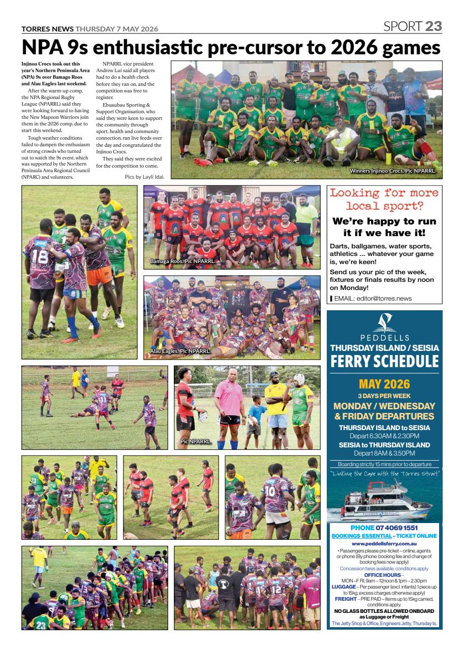 Torres News Preview Pages