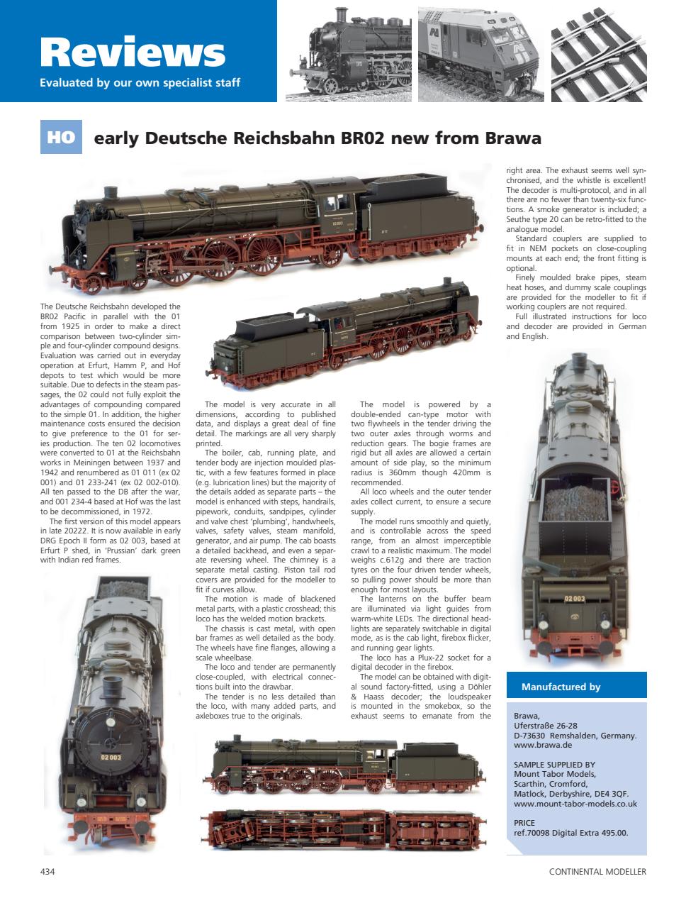 Continental Modeller Preview Pages