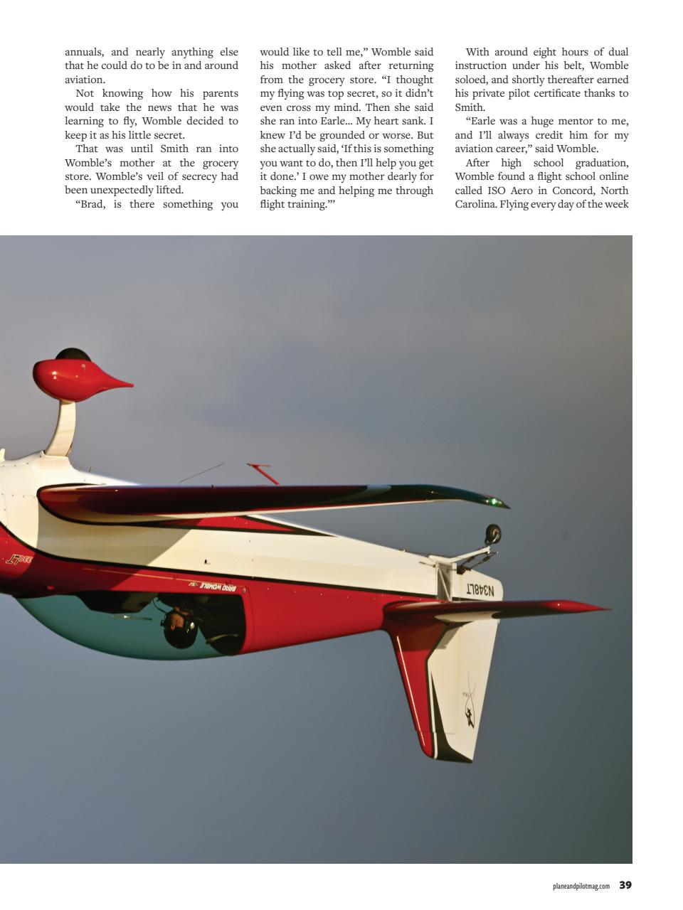 Plane & Pilot Preview Pages