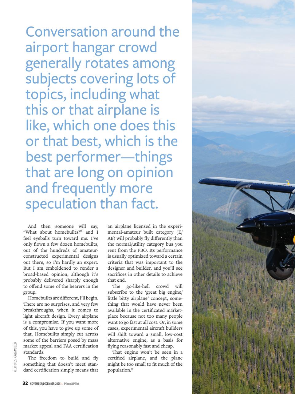 Plane & Pilot Preview Pages