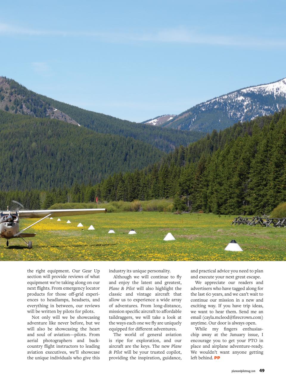 Plane & Pilot Preview Pages