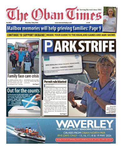 The Oban Times & Lochaber Times issue Thursday, May 07, 2026