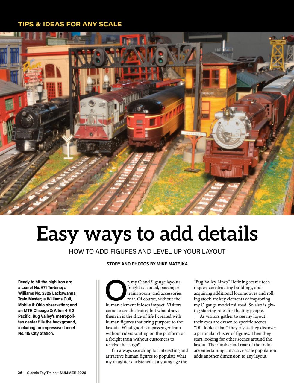 Classic Toy Trains Preview Pages