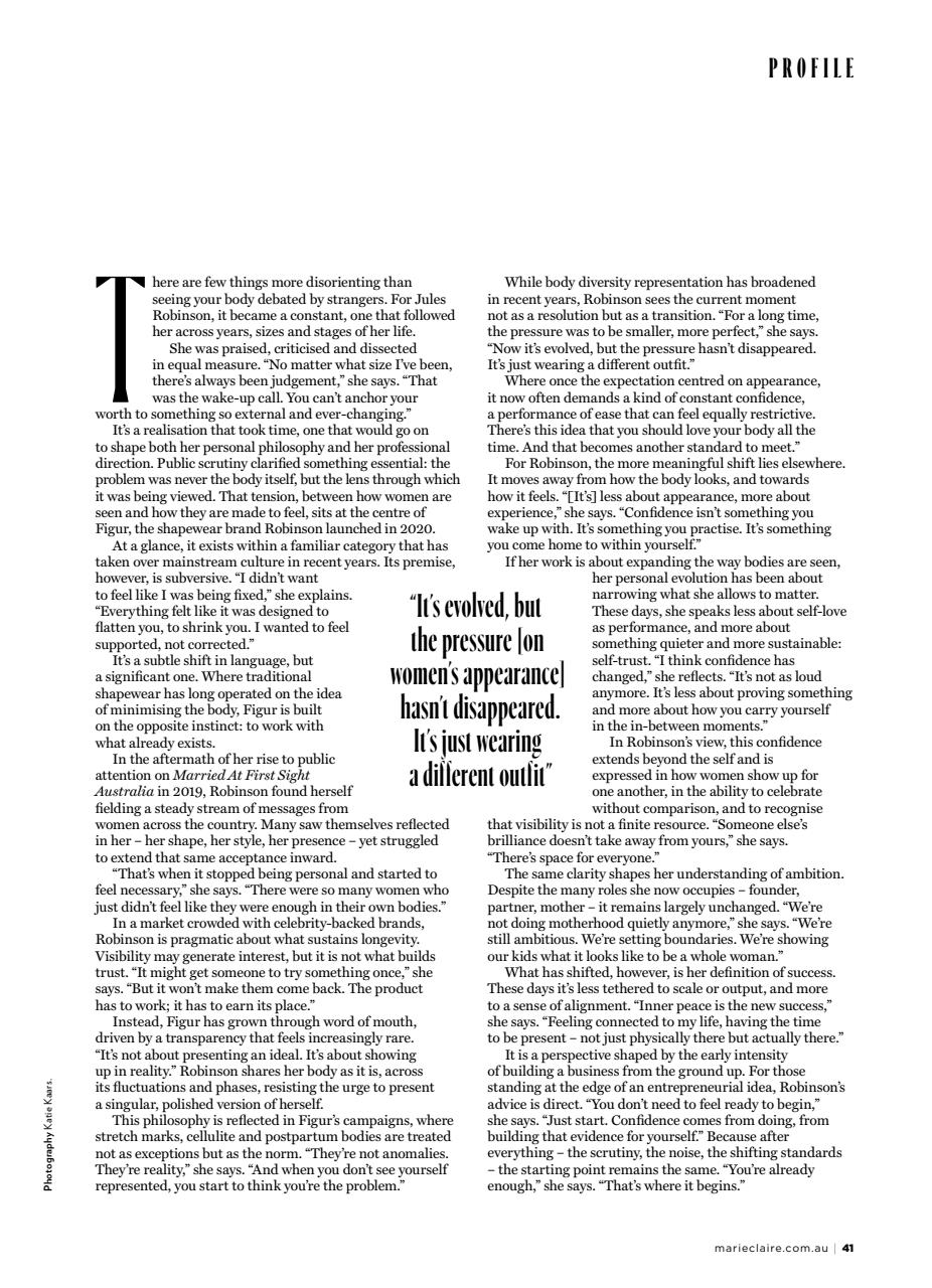 Marie Claire Australia Preview Pages