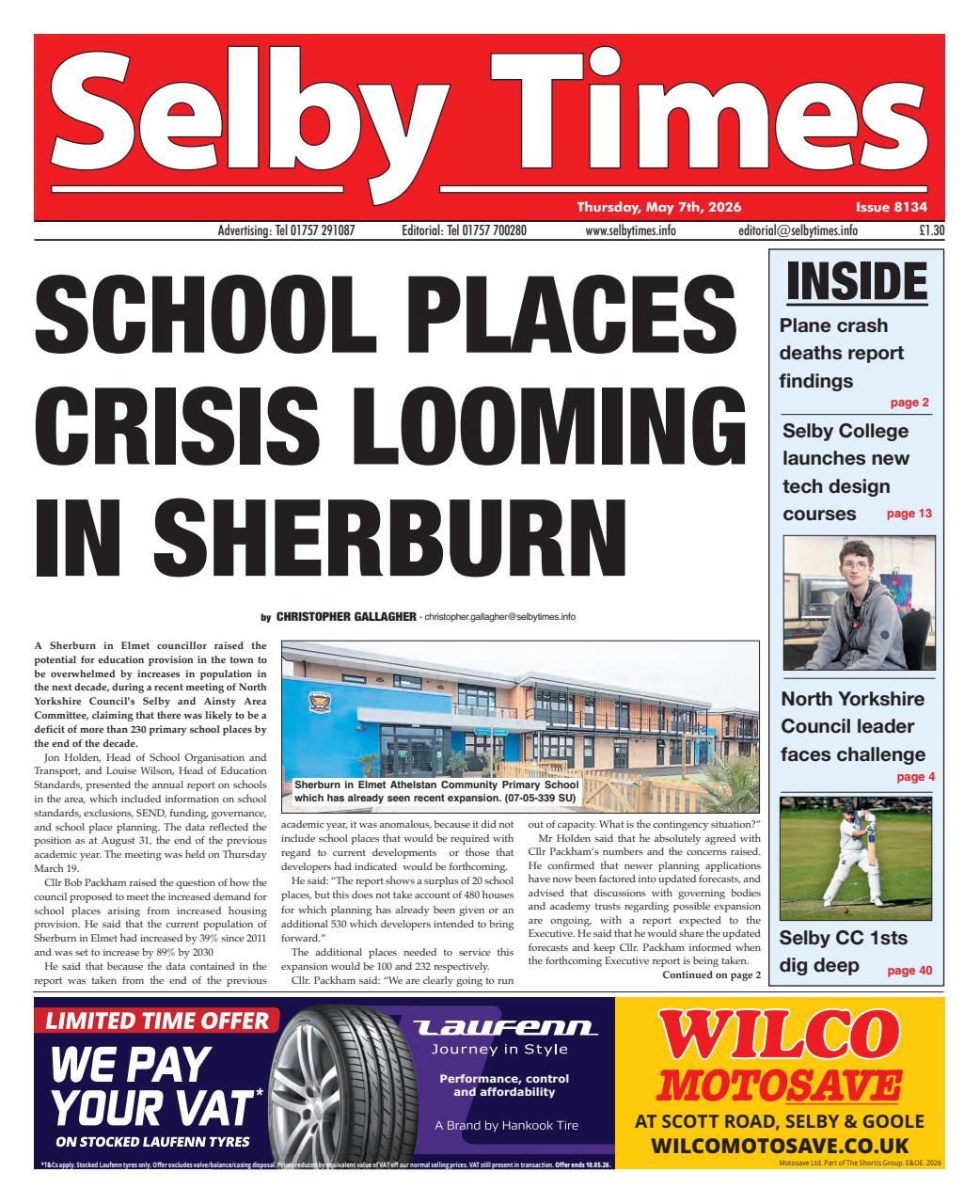 Selby Times Preview Pages