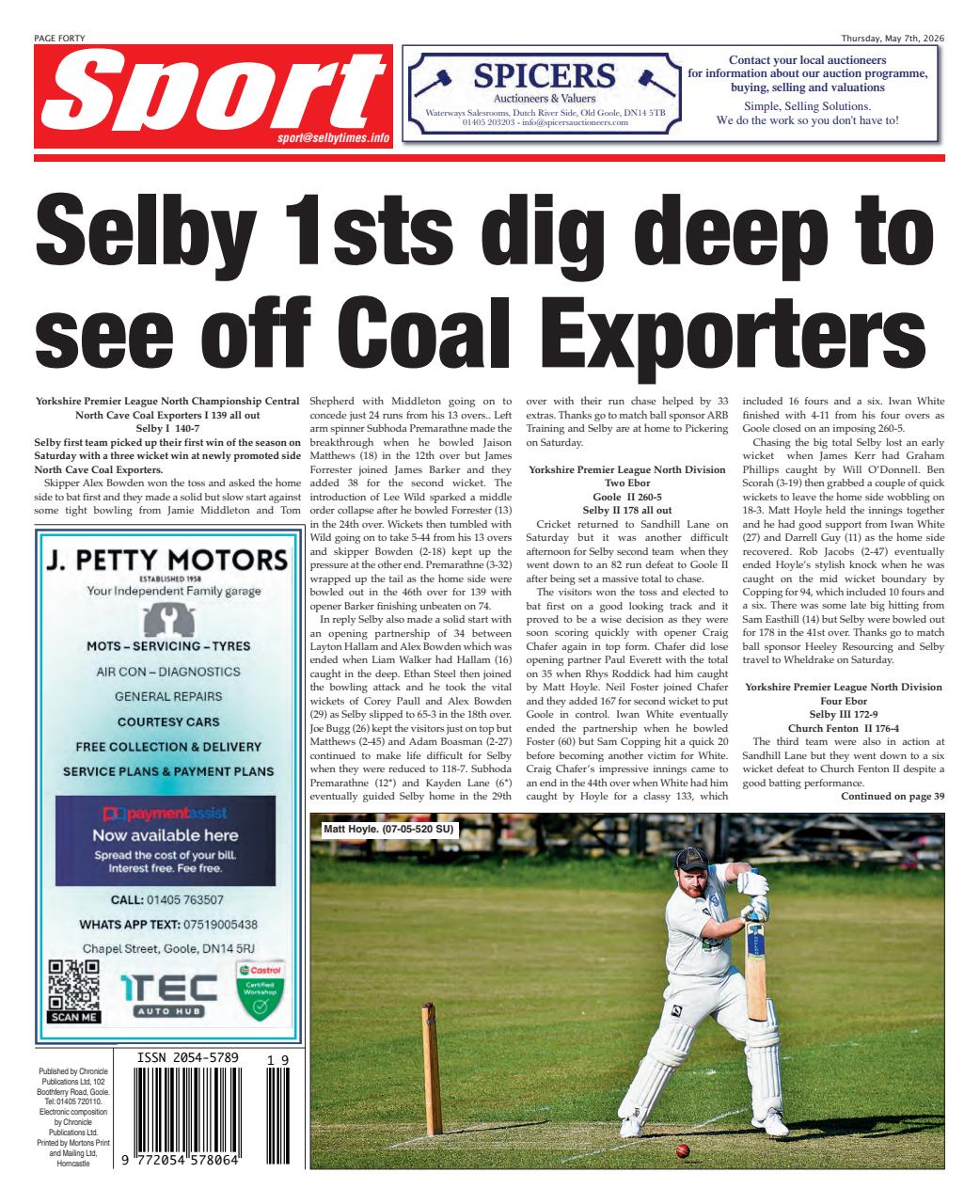 Selby Times Preview Pages