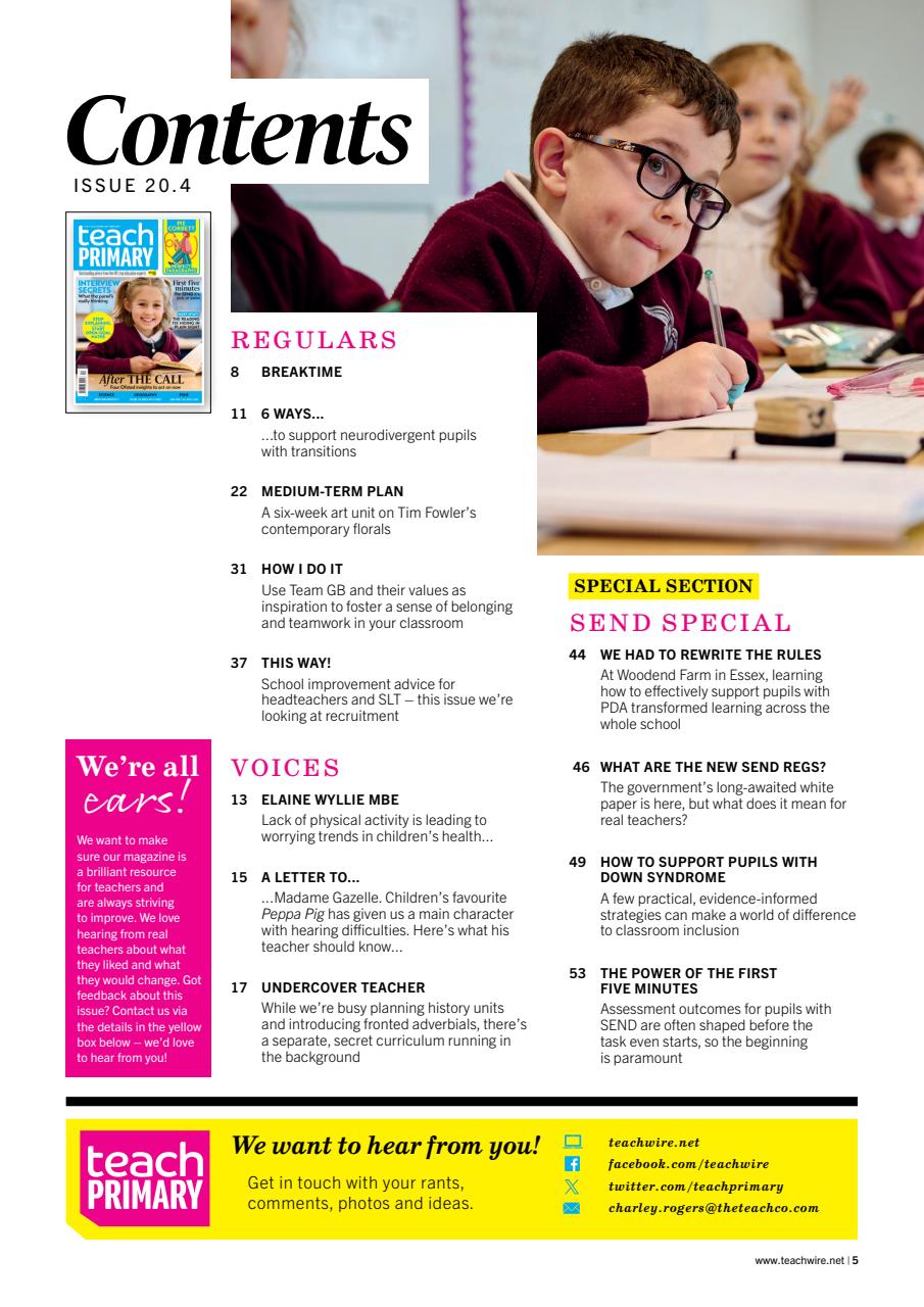 Teach Primary Preview Pages