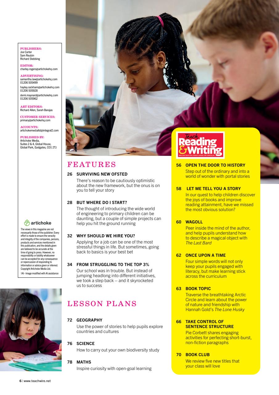 Teach Primary Preview Pages